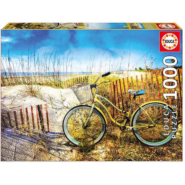 Puzzle 1000p Bicicleta a les Dunes - Imatge 1