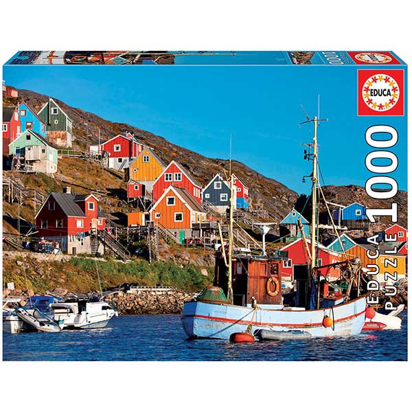 Puzzle 1000p Cases Nòrdiques - Imatge 1