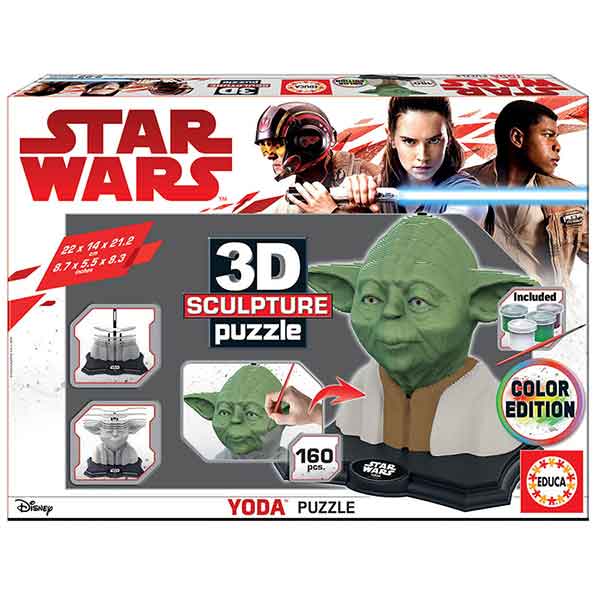Puzzle 3D Yoda Star Wars - Imatge 1