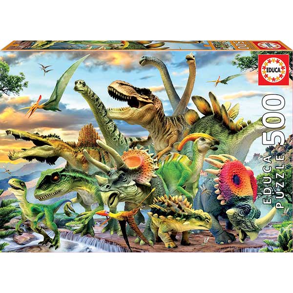 Puzzle 500p Dinosaures - Imatge 1