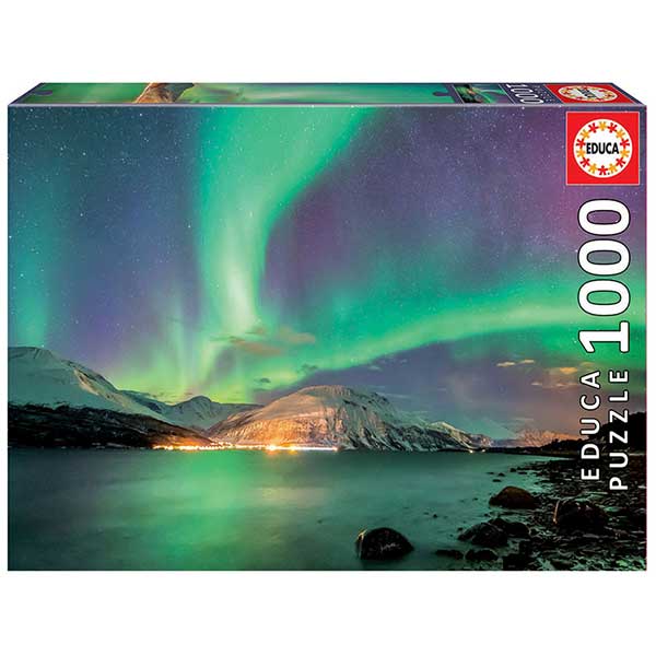 Puzzle 1000p Aurora Boreal - Imagen 1