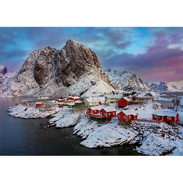 Puzzle 1500p Islands Lofoten Noruega - Imagem 1