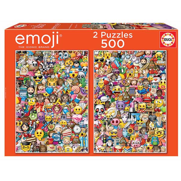 Puzzle 2x500p Emoji - Imatge 1