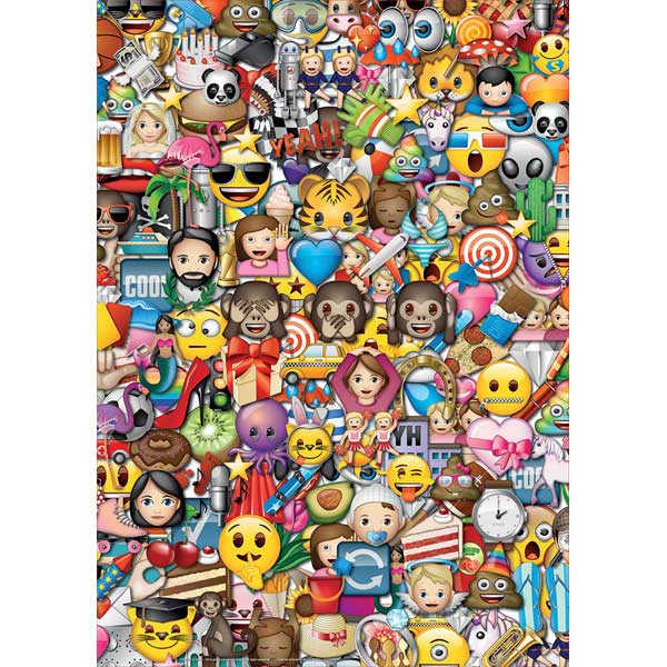 Puzzle 2x500p Emoji - Imatge 1