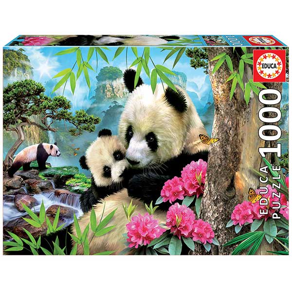 Puzzle 1000p Óssos Panda - Imatge 1