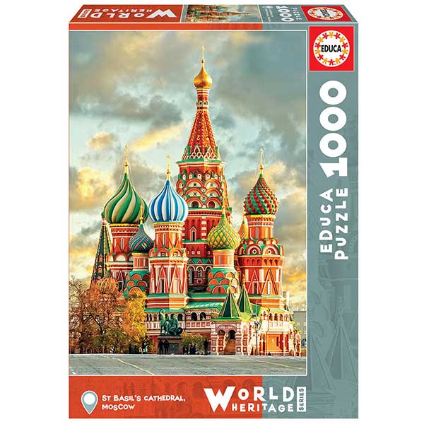 Puzzle 1000p Catedral de San Basilio Moscú - Imagen 1