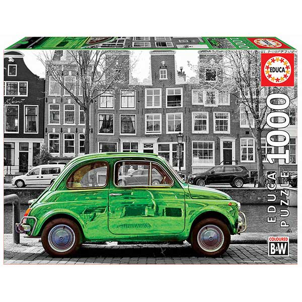 Puzzle 1000p Cotxe a Amsterdam - Imatge 1