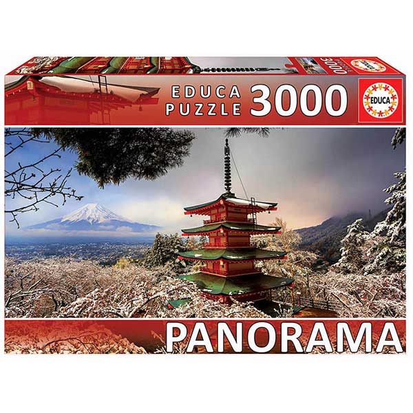 Puzzle 3000p Monte Fuji Japó Panoràmic - Imatge 1