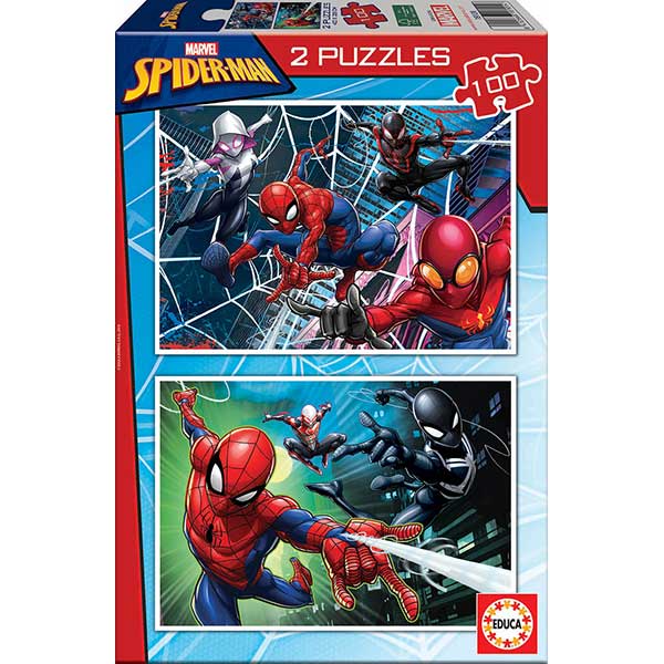 Puzzle 2x100p Spiderman - Imatge 1