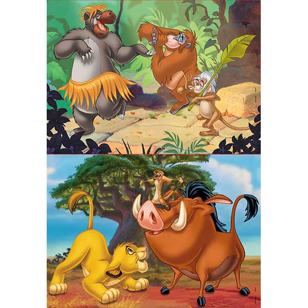 Puzzle 2x20 Disney Animals - Imatge 1