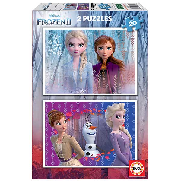 Frozen 2 Puzzle 2x20 - Imagen 1
