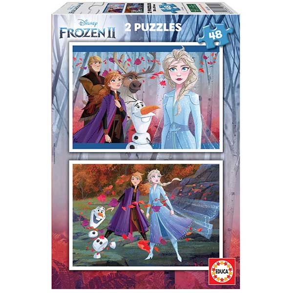 Frozen 2 Puzzle 2x48 - Imagen 1