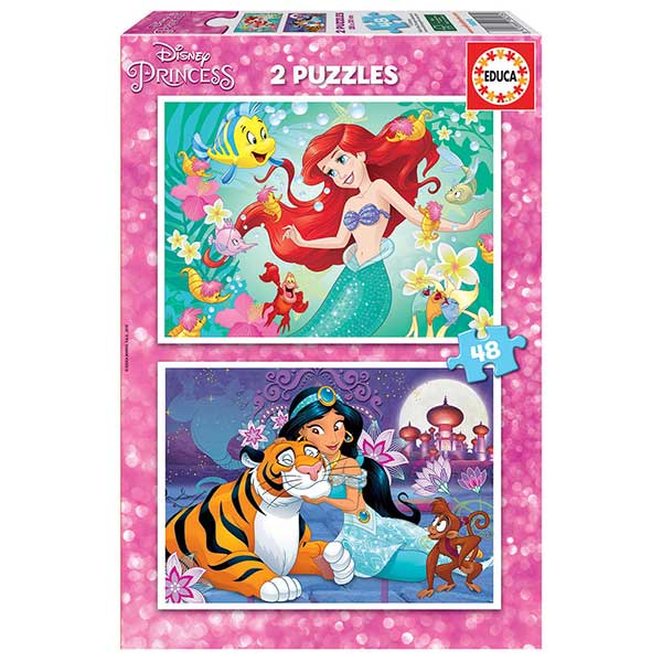 Puzzle 2x48p Ariel i Jasmin - Imatge 1