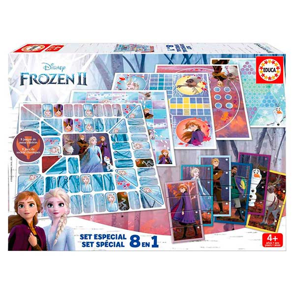 Set Especial Juegos 8 en 1 Frozen 2 - Imagen 1