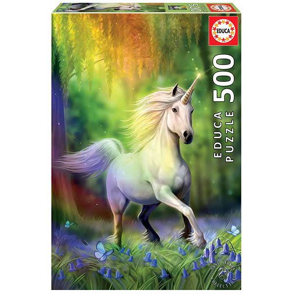 Puzzle 500p Unicornio Arcoíris - Imagen 1