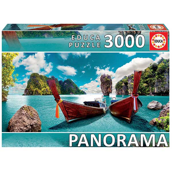 Puzzle 3000p Panorámico Phuket Tailandia - Imagen 1