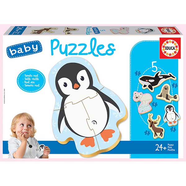 Baby Puzzle Animals Polars - Imatge 1