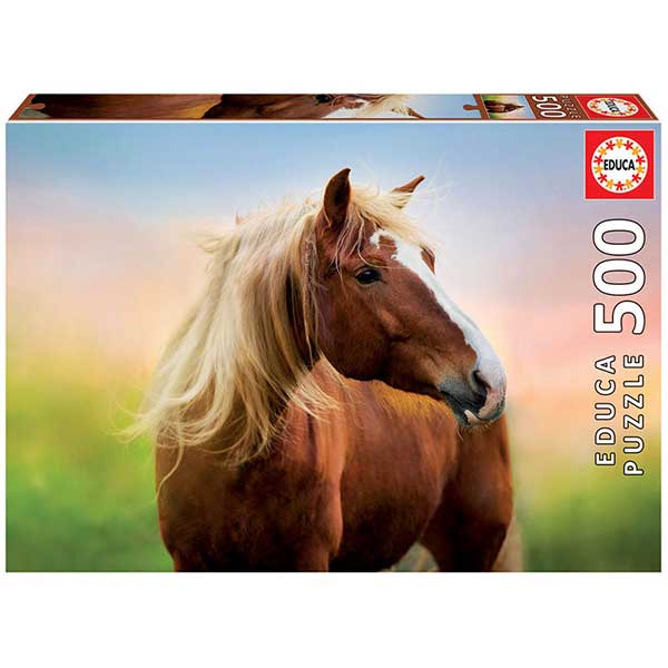 Puzzle 500p Horse at Dawn - Imagem 1