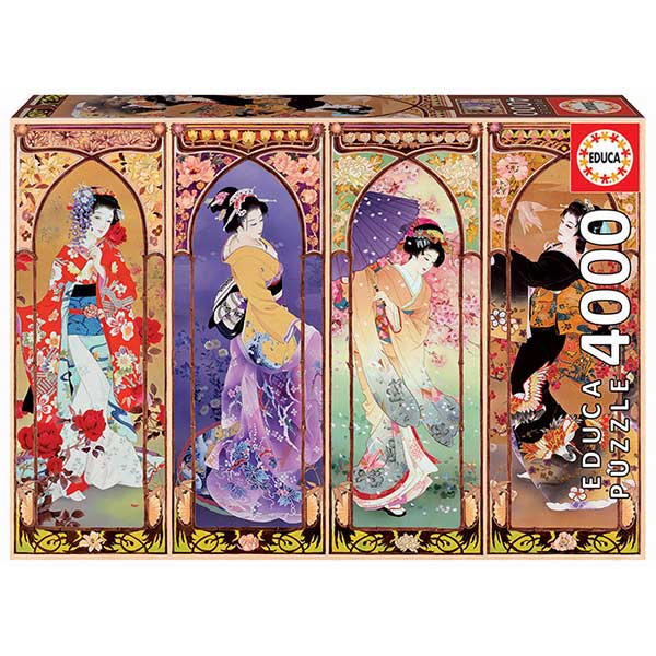 Puzzle 4000p Japanese Collage - Imagem 1