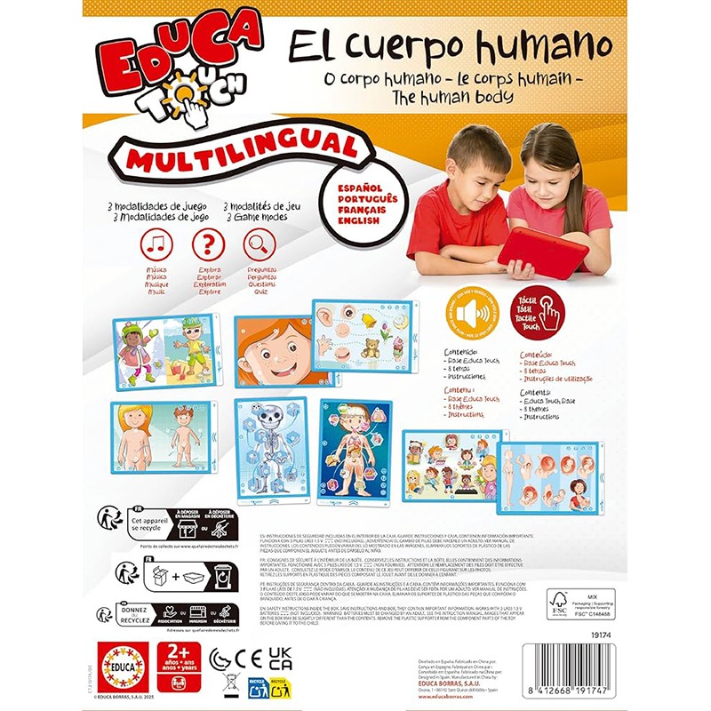 Aprendo Cuerpo Humano Jr Educa Touch - Imagen 1