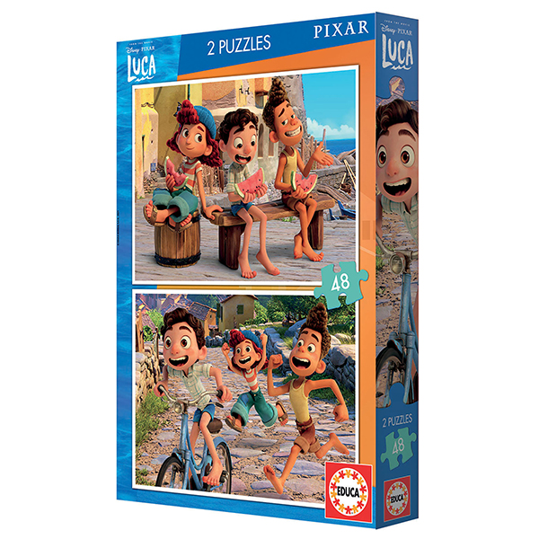 Puzzle 2x48 Luca Disney - Imatge 1