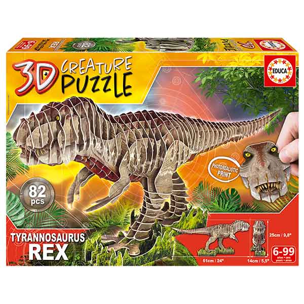 Puzzle 3D T-Rex Creature - Imatge 1