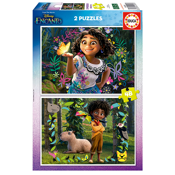 Puzzle 2x48 Encanto Disney - Imatge 1