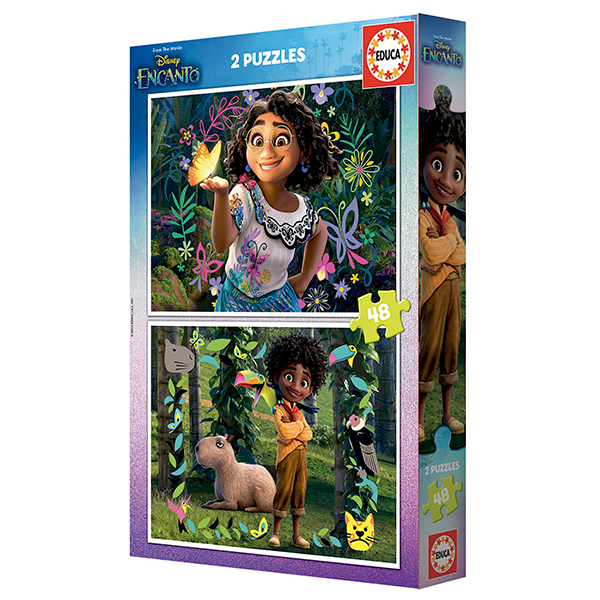Puzzle 2x48 Encanto Disney - Imagen 1