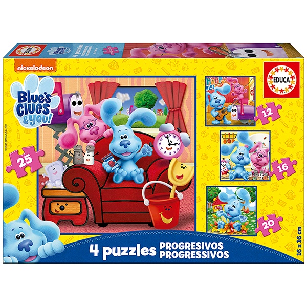 Puzzle Pistas do Blue 12-16-20-25 - Imagem 1