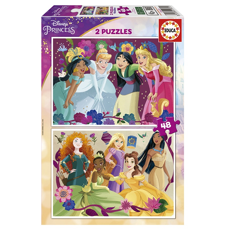 Disney Princess Puzzle 2x48p - Imatge 1