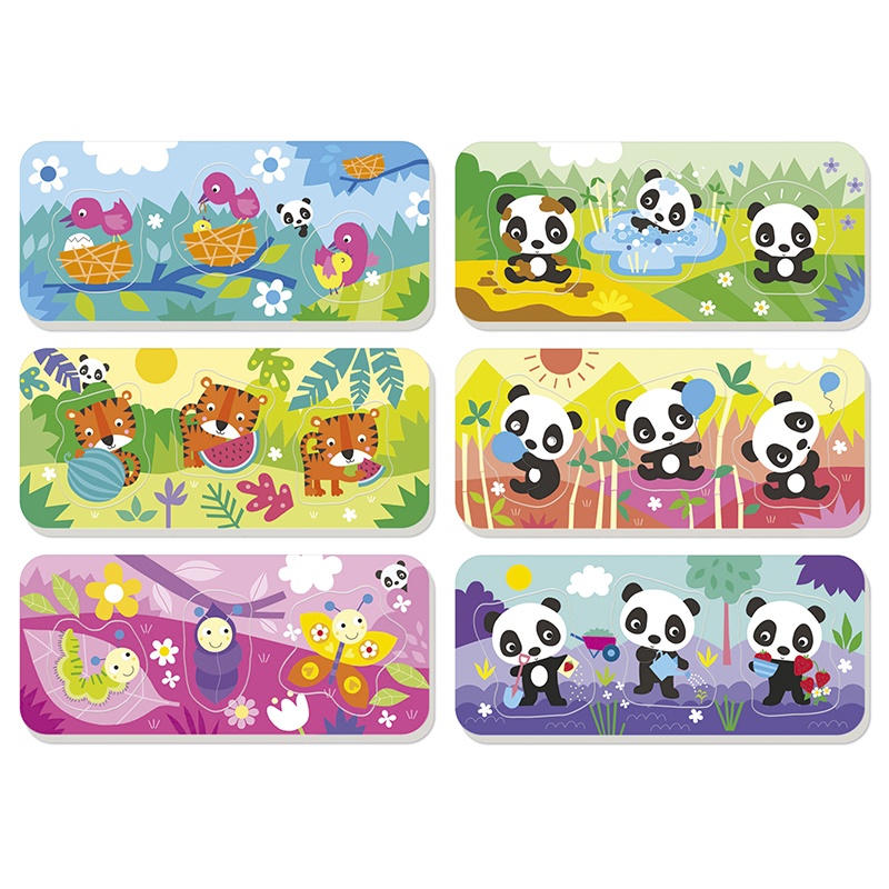 Juego Ordena las Series con el Oso Panda Bimba - Imatge 1