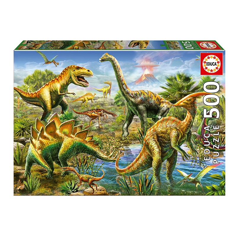 Puzzle Patio Jurásico 500p