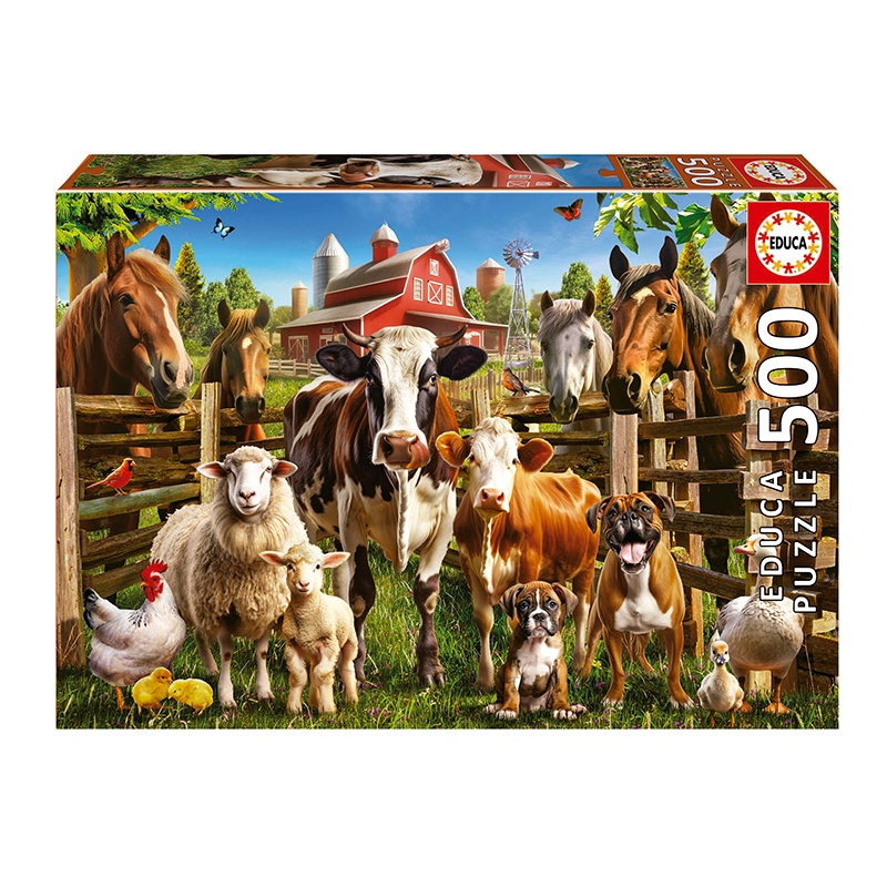 Puzzle Os Travessos da Granja 500p