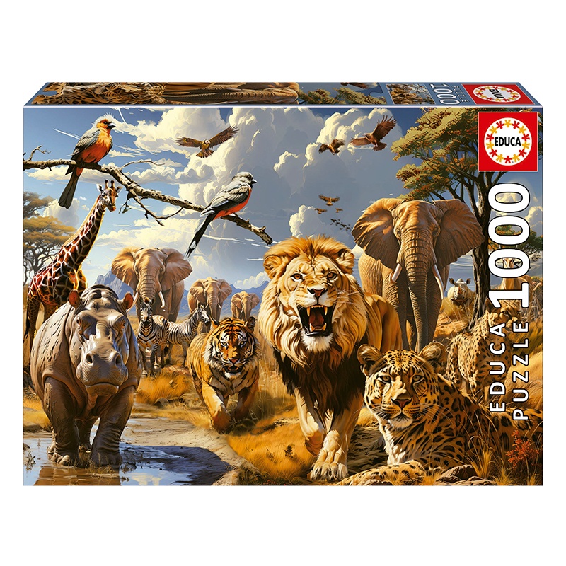 Puzzle Animais Selvagens 1000p
