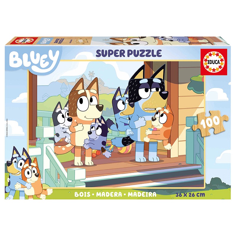 Bluey Puzzle Madera 100p - Imagen 1