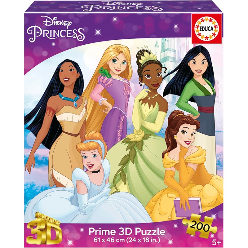 Disney Puzzle Princeses 3D 200p 