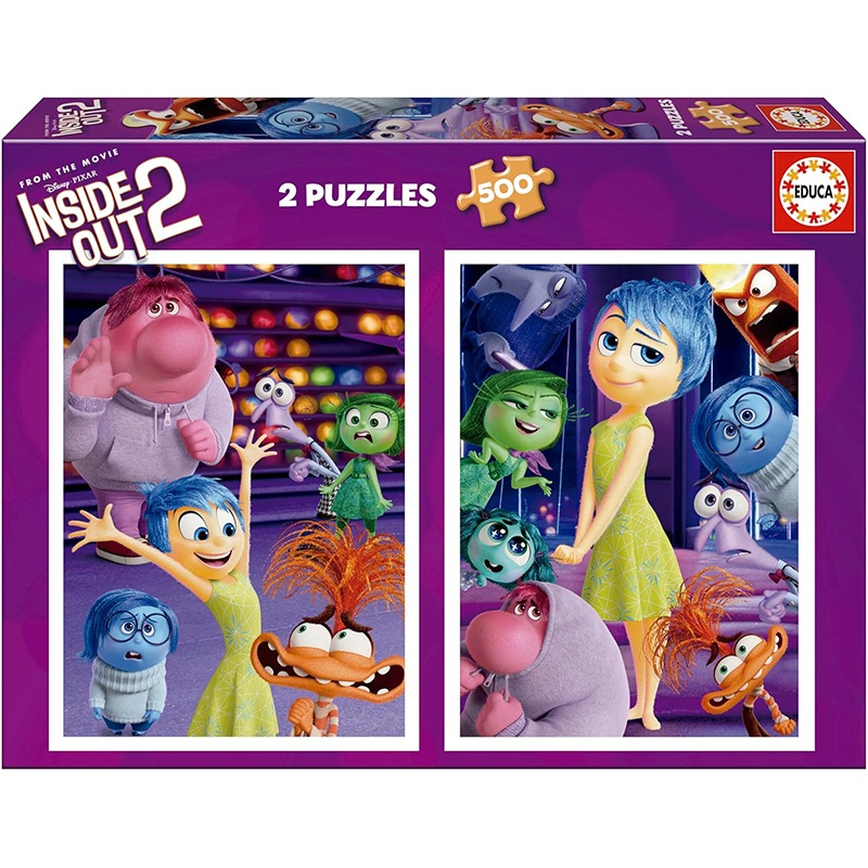 Disney Puzzle 2x500p Inside Out 2
