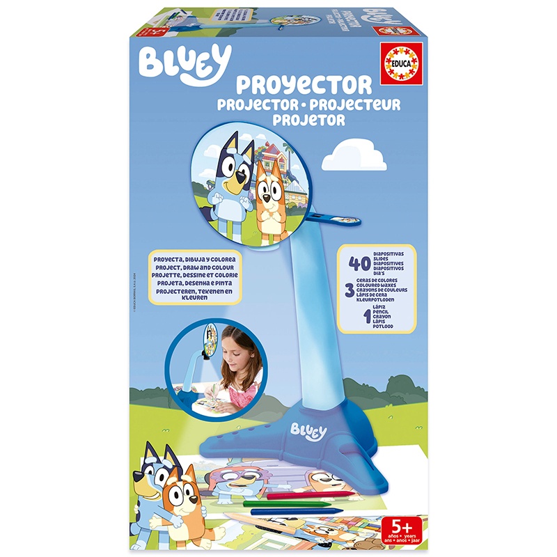Projetor infantil Bluey - Imagem 1