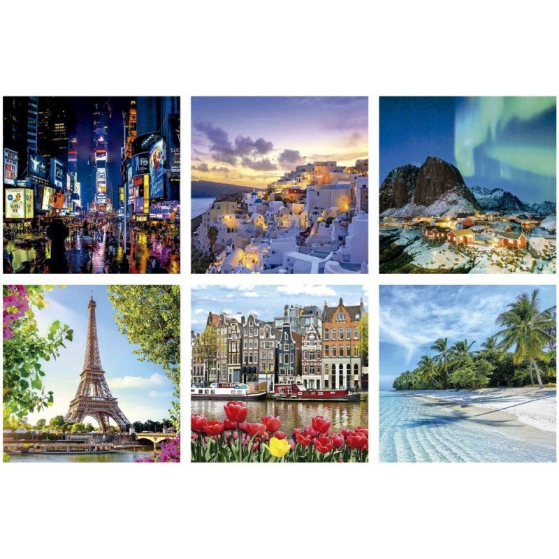 Educa Puzzle 3D Cube 2 Viajes - Imagen 1