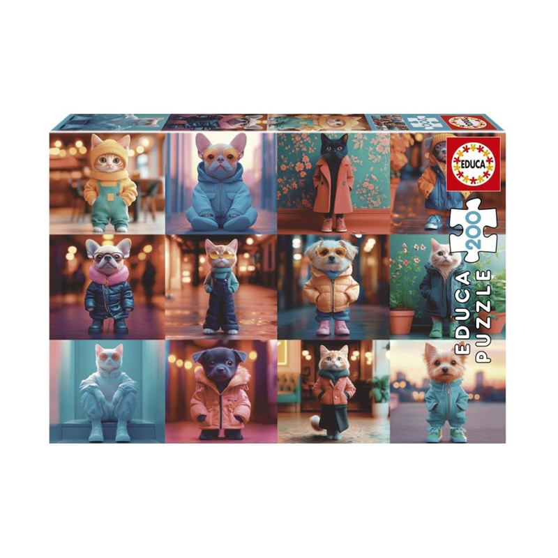 Puzzle Animales de Moda 200p