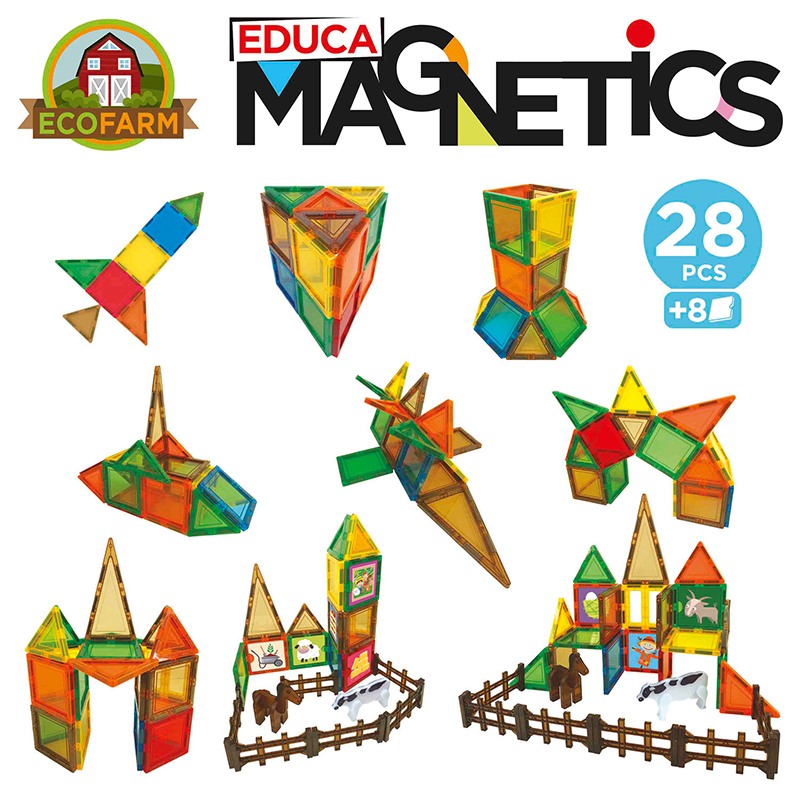 Educa Magnetics Eco Farm 28p - Imagen 2