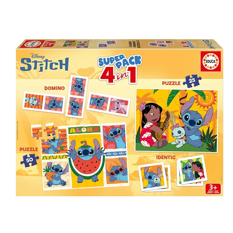 Stitch Superpack 4en1 Disney