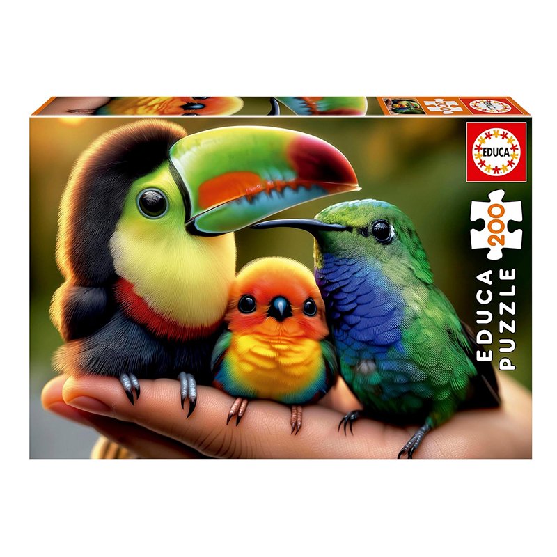 Puzzle 200p Pajaritos Bebés