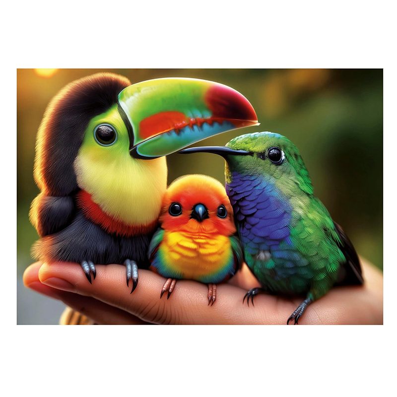 Puzzle 200p Pajaritos Bebés - Imagen 1