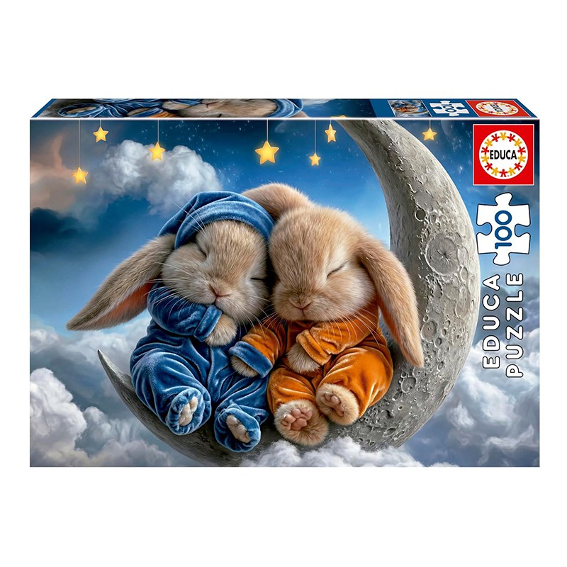 Puzzle 100p Sueños de Conejitos