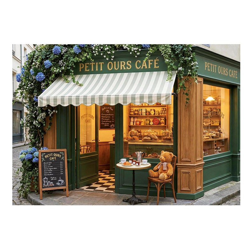 Puzzle 1000p El Café del Osito - Imagen 1