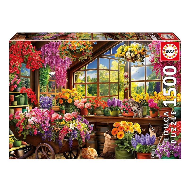 Puzzle 1500p Cobertizo de Jardineria