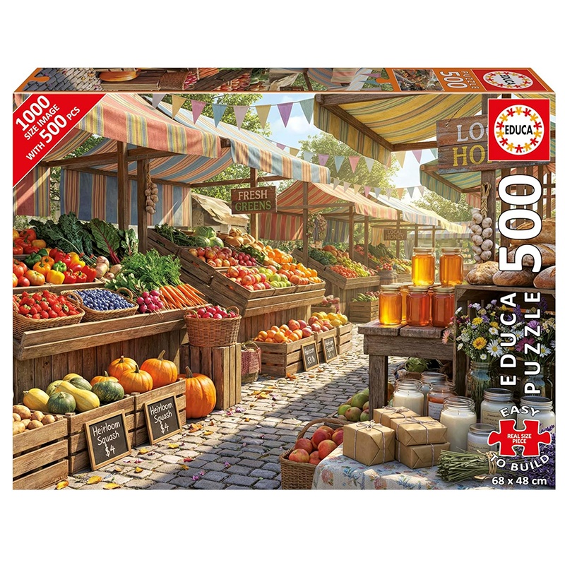 Puzzle 500p Mercado Soleado