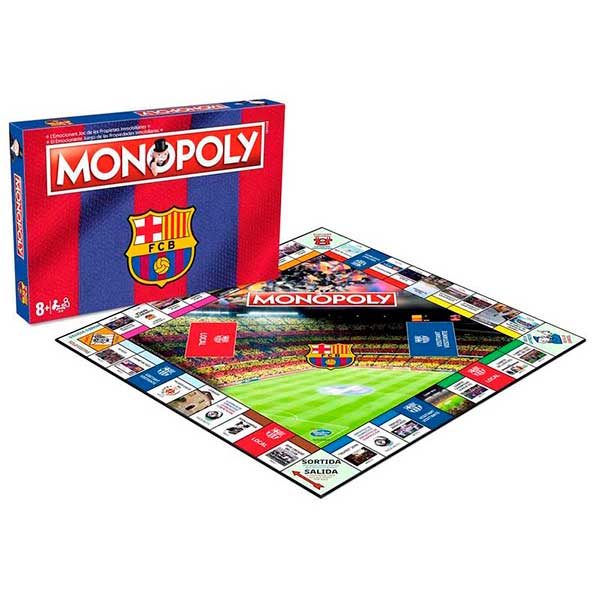 Fc Barcelona Jogo de Tabuleiro Monopoly - Imagem 1