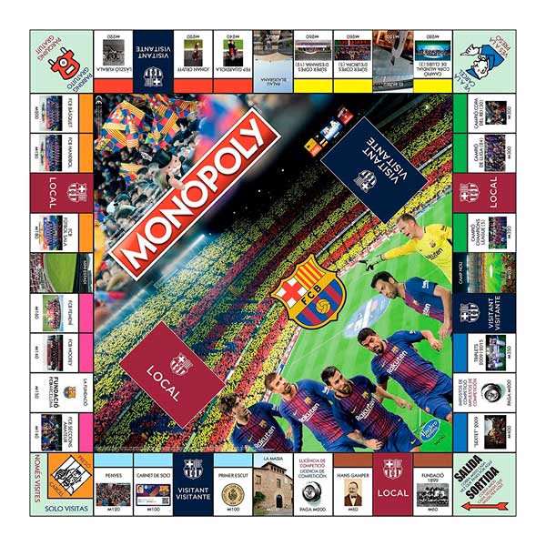 Juego Monopoly FC Barcelona - Imatge 1